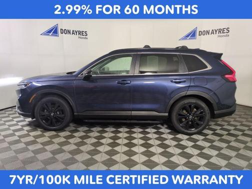 Blue 2024 Honda CR-V Hybrid Sport Touring