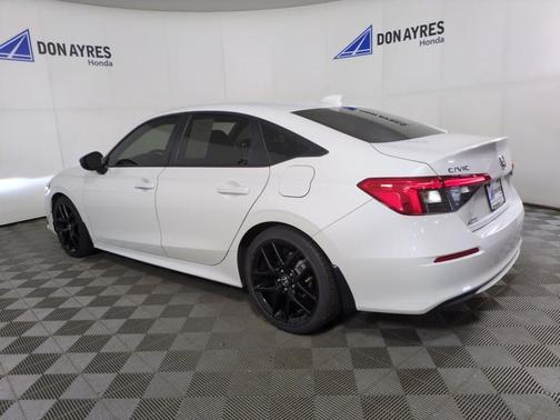 Platinum White 2024 Honda Civic Sport