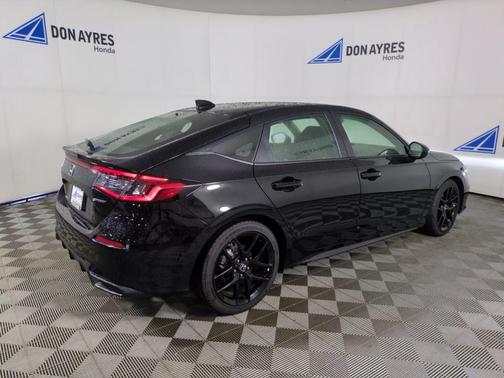 Black 2025 Honda Civic Sport
