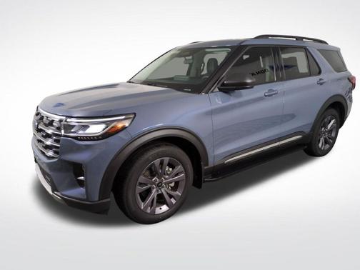Vapor Blue 2025 Ford Explorer Active