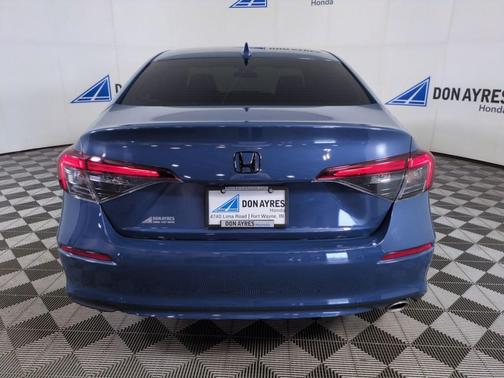 Blue 2025 Honda Civic Sport
