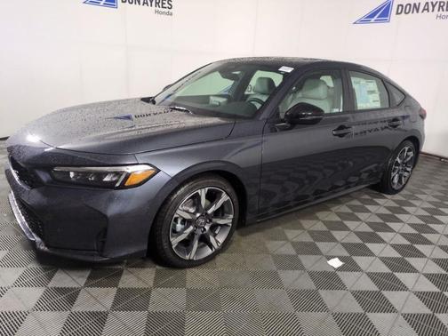 Gray Metallic 2026 Honda Civic Hybrid Sport Touring