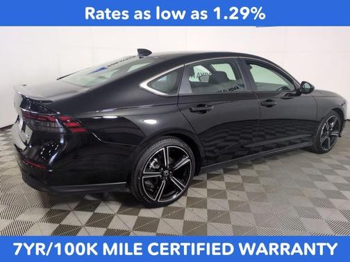 Crystal Black Pearl 2025 Honda Accord Hybrid Sport