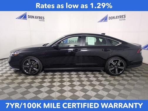 Crystal Black Pearl 2025 Honda Accord Hybrid Sport