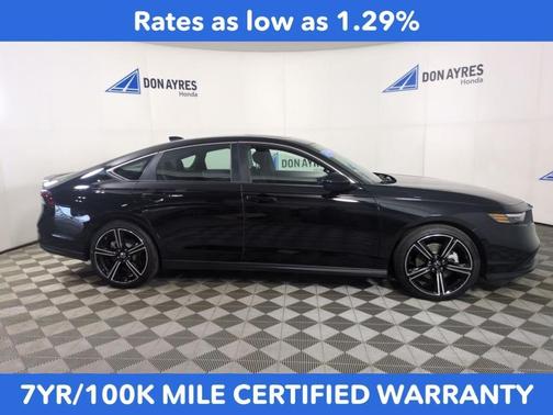 Crystal Black Pearl 2025 Honda Accord Hybrid Sport
