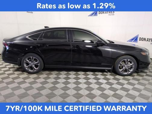 Black 2023 Honda Accord EX