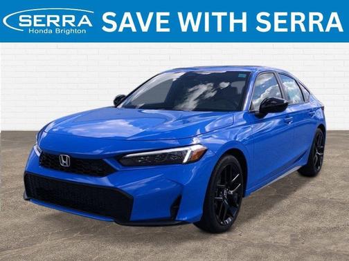 Blue 2026 Honda Civic Hybrid Sport