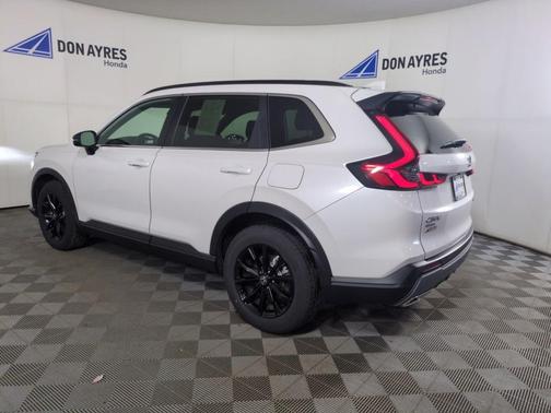 Platinum White 2025 Honda CR-V Hybrid Sport