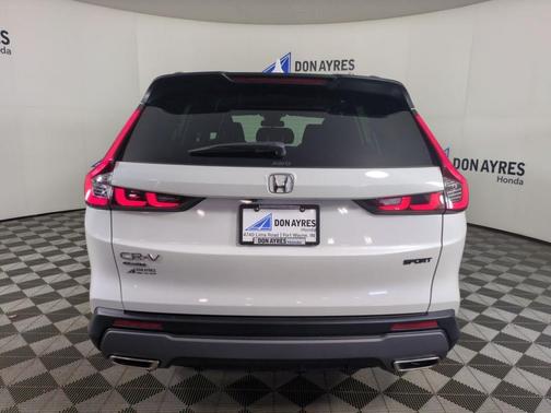 Platinum White 2025 Honda CR-V Hybrid Sport
