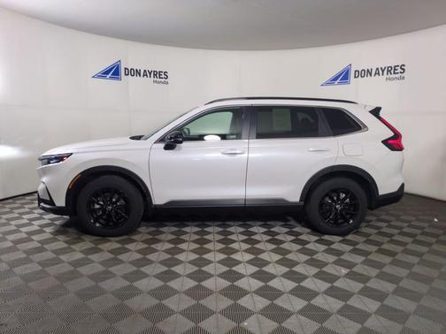 Platinum White 2025 Honda CR-V Hybrid Sport