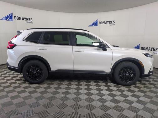 Platinum White 2025 Honda CR-V Hybrid Sport
