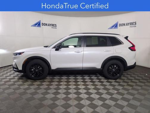 Platinum White 2025 Honda CR-V Hybrid Sport