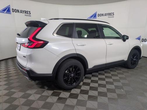 Platinum White 2025 Honda CR-V Hybrid Sport