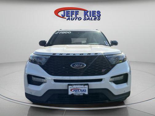 Star White Metallic Tri-Coat 2020 Ford Explorer ST