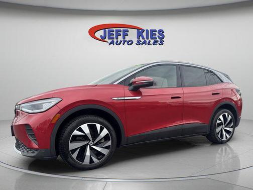 Kings Red Metallic/Black Roof 2022 Volkswagen ID.4 AWD Pro S
