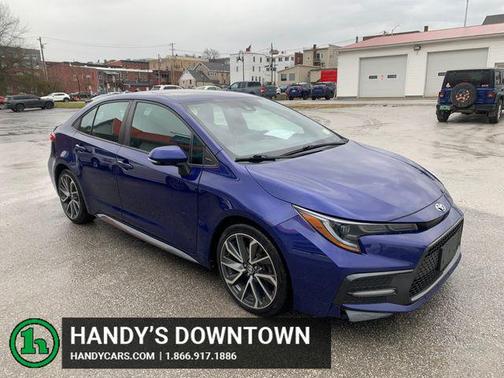 Blue 2021 Toyota Corolla SE
