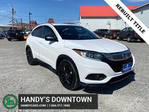 Platinum White Pearl 2021 Honda HR-V AWD Sport