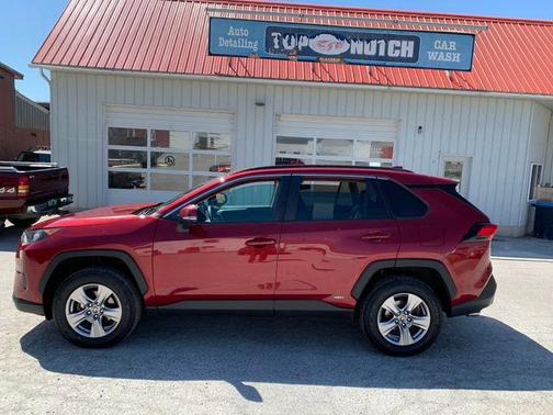 Ruby Flare Pearl 2022 Toyota RAV4 Hybrid LE