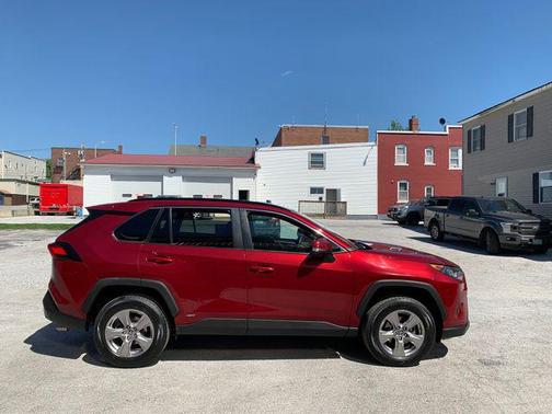 Ruby Flare Pearl 2022 Toyota RAV4 Hybrid LE