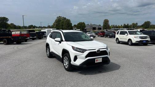 Super White 2021 Toyota RAV4 LE