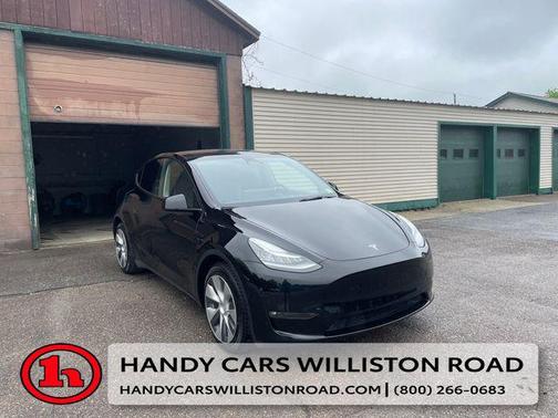 Solid Black 2022 Tesla Model Y Long Range Dual Motor All-Wheel Drive