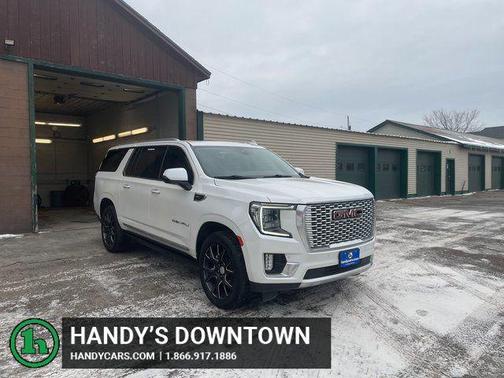 White Frost Tricoat 2021 GMC Yukon XL Denali