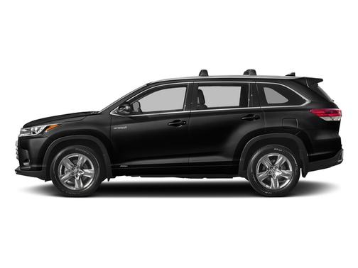 Midnight Black Metallic 2017 Toyota Highlander Hybrid Platinum