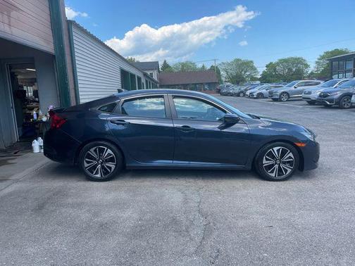 Aegean Blue Metallic 2017 Honda Civic EX-T