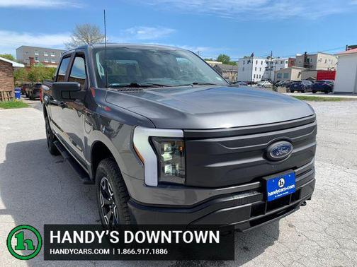 Gray Metallic 2023 Ford F-150 Lightning Pro