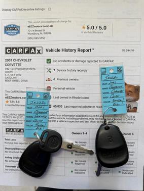 2001 Chevrolet Corvette Base