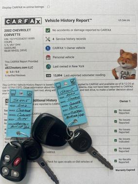 2002 Chevrolet Corvette Base