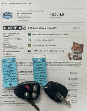2004 Chevrolet Corvette Base