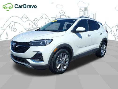White Frost Tricoat 2022 Buick Encore GX Essence