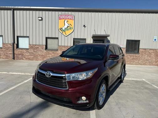 Red 2014 Toyota Highlander Limited