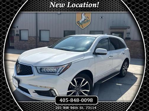 White 2020 Acura MDX SH-AWD 6-Passenger w/Advance Pkg