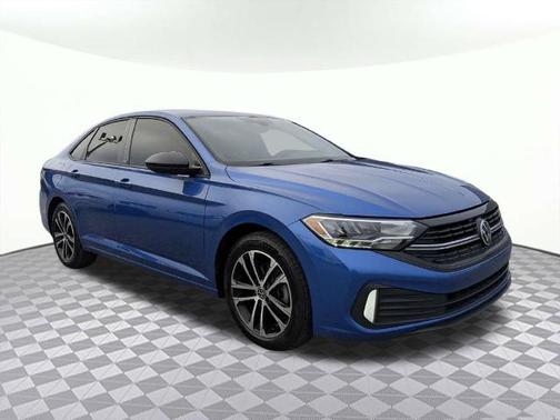 Rising Blue Metallic 2024 Volkswagen Jetta 1.5T SPORT Sedan
