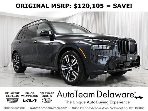 Carbon Black Metallic 2025 BMW X7 M60i