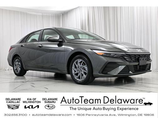 Amazon Gray 2024 Hyundai ELANTRA HEV Blue