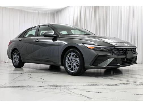 Amazon Gray 2024 Hyundai ELANTRA HEV Blue
