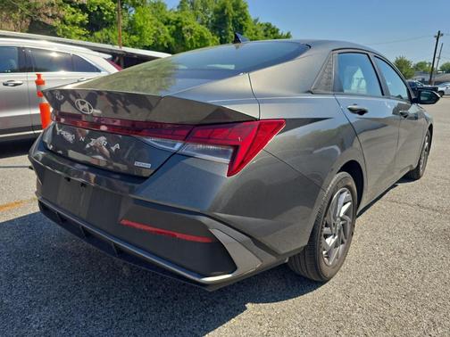 Amazon Gray 2024 Hyundai ELANTRA HEV Blue