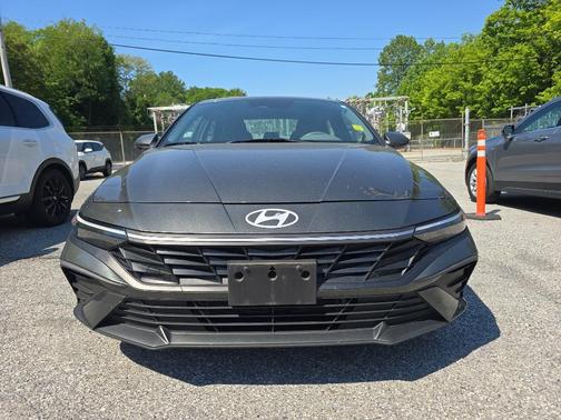 Amazon Gray 2024 Hyundai ELANTRA HEV Blue