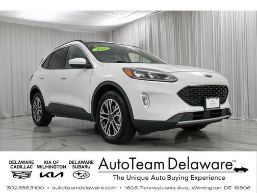 Star White Metallic Tri-Coat 2020 Ford Escape SEL