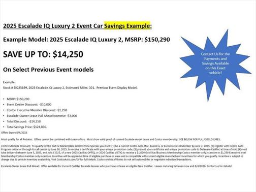 2025 Cadillac Escalade IQ Sport 1