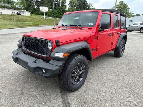 Firecracker Red Clearcoat 2024 Jeep Wrangler Sport S