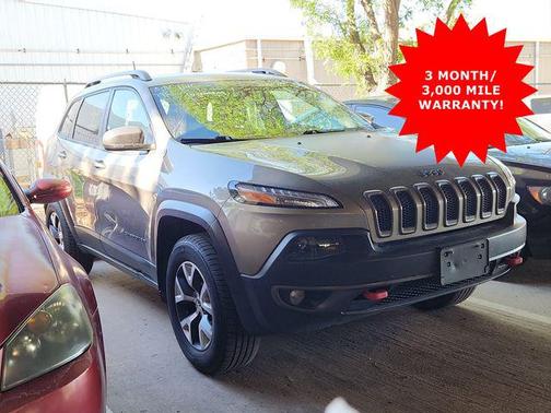 Light Brownstone Pearlcoat 2017 Jeep Cherokee Trailhawk