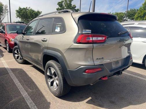 Light Brownstone Pearlcoat 2017 Jeep Cherokee Trailhawk
