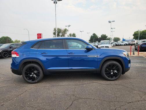 mountain lake blue metallic 2026 Volkswagen Atlas Cross Sport 2.0T SE w/Technology 4MOTION