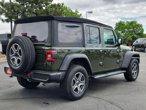 Sarge Green Clearcoat 2022 Jeep Wrangler Unlimited Sport