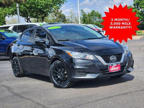Super Black Metallic 2020 Nissan Versa 1.6 S