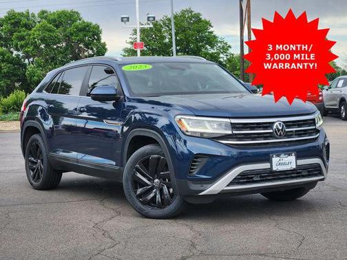Blue Metallic 2023 Volkswagen Atlas Cross Sport 3.6L V6 SE w/Technology